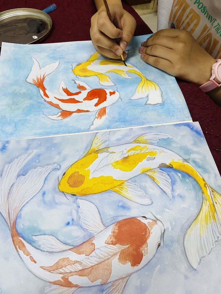 artist, digital artist, art educator, painting, classes, students work